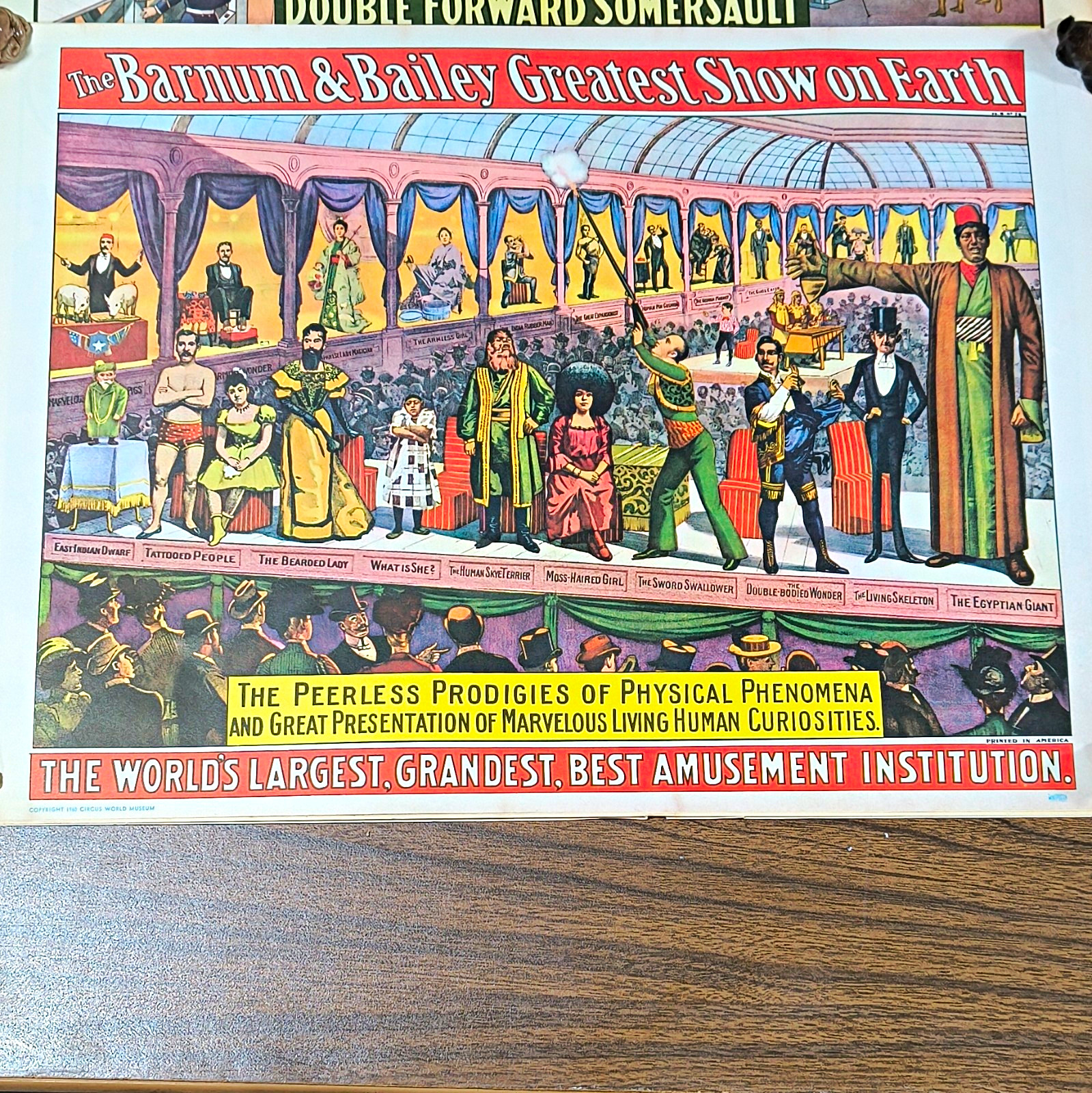Barnum & Bailey Greatest Show on Earth 1960 Poster Print, Circus World Museum