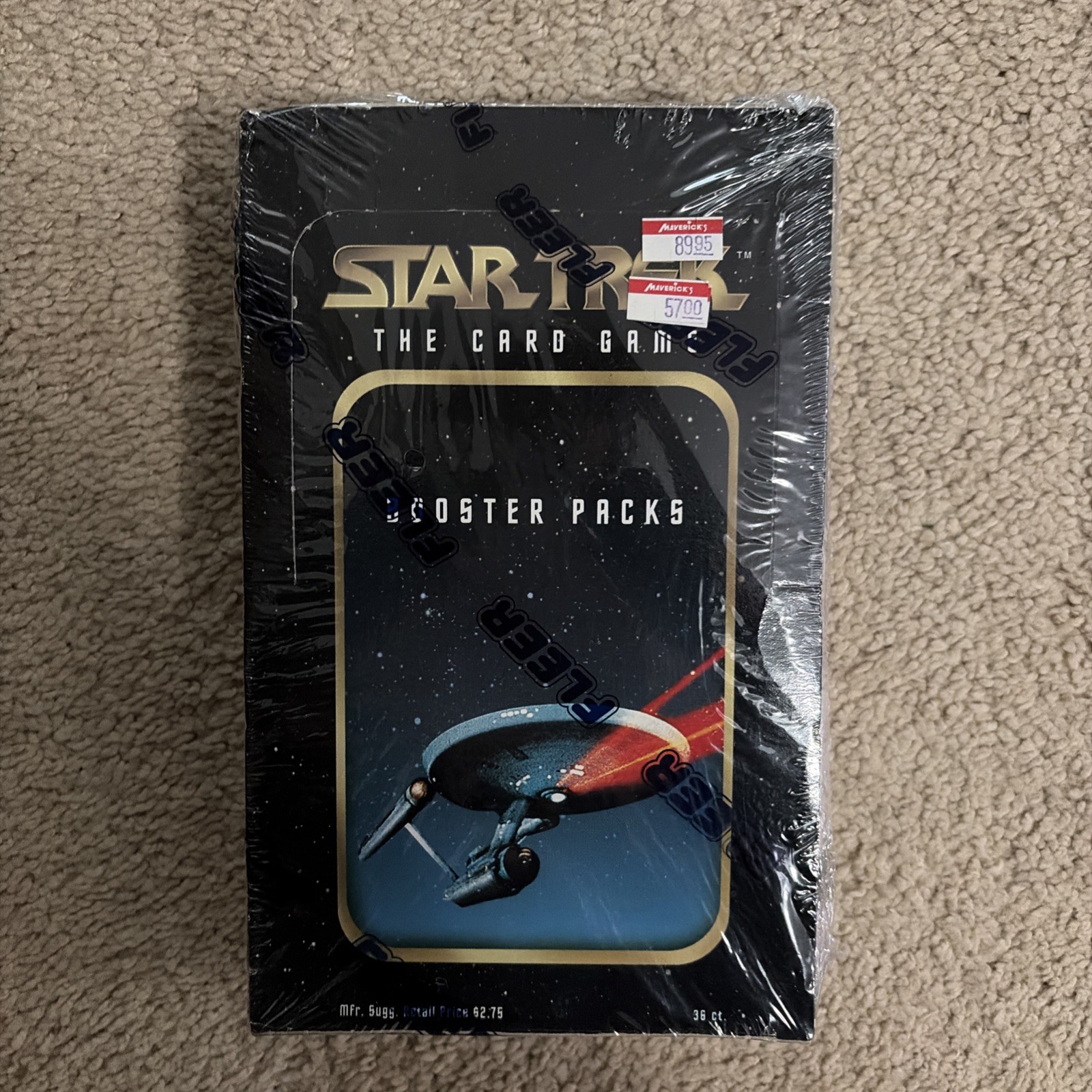 1996 Fleer Star Trek The Card Game Booster Box - Sealed