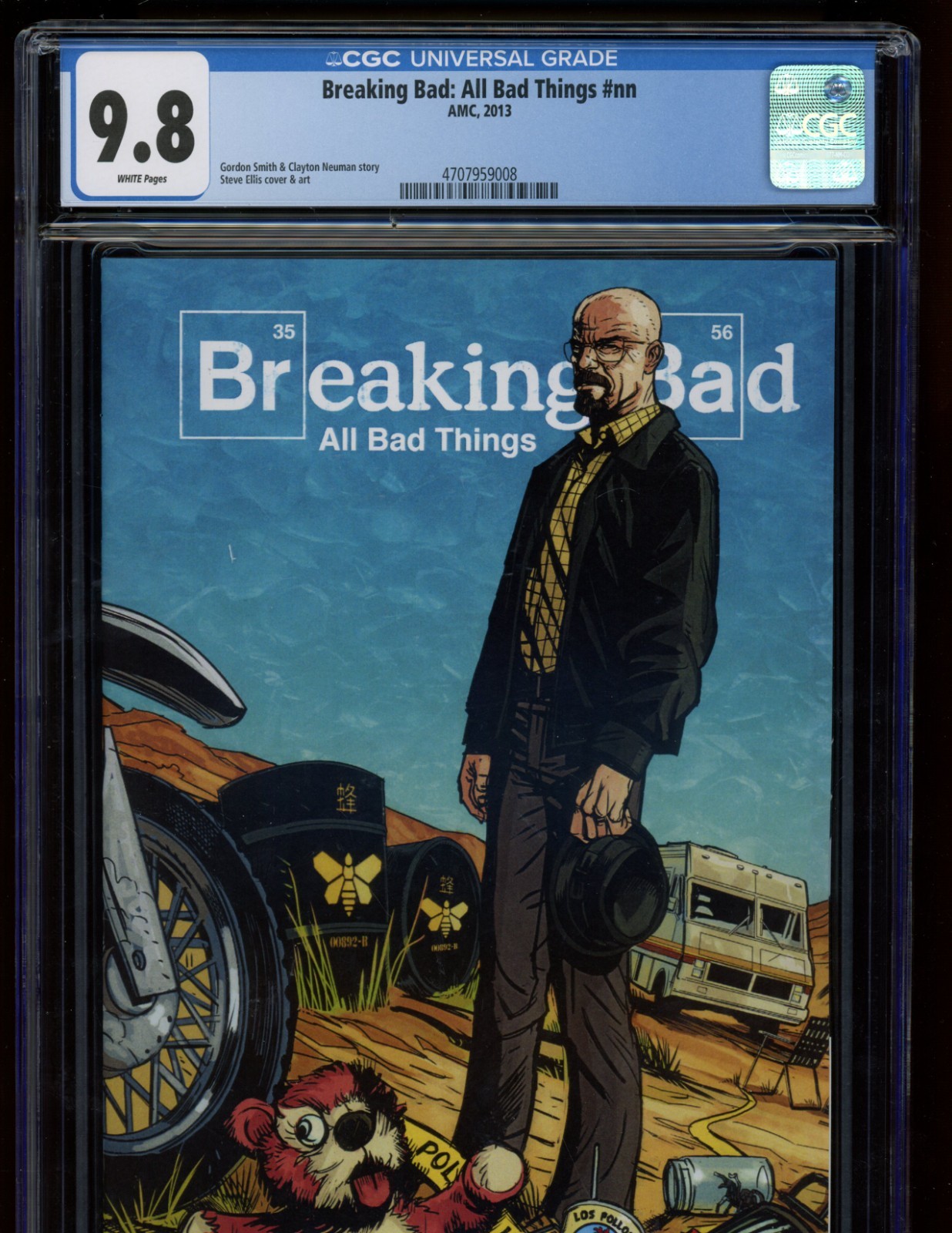 Breaking Bad: All things Bad CGC 9.8 only 500 copies worldwide AMC 2013