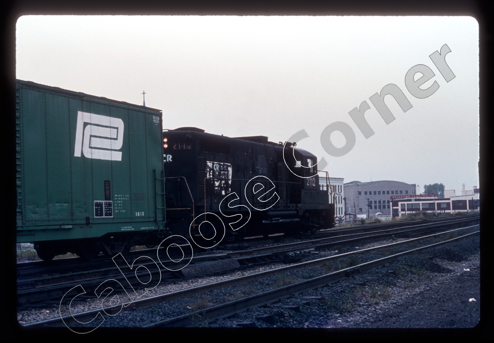 CR Conrail Railroad 2112 GP20 Wayne Ave Jct 9-24-77 35mm Slide (10103)