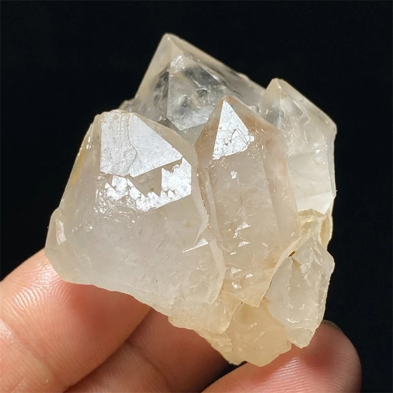 50g Rare Tibet Himalayan Elestial Clear Point Lemurian Crystal cluster R703
