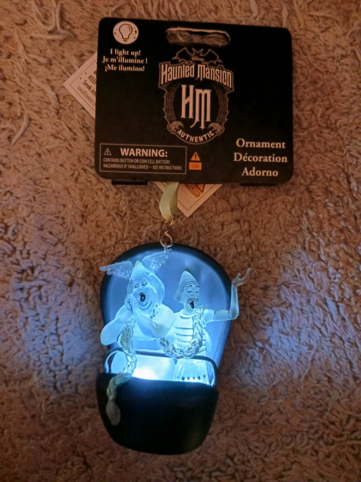 Opera Singers Doom Buggy Light-Up Magic Sketchbook Ornament The Haunted Mansion