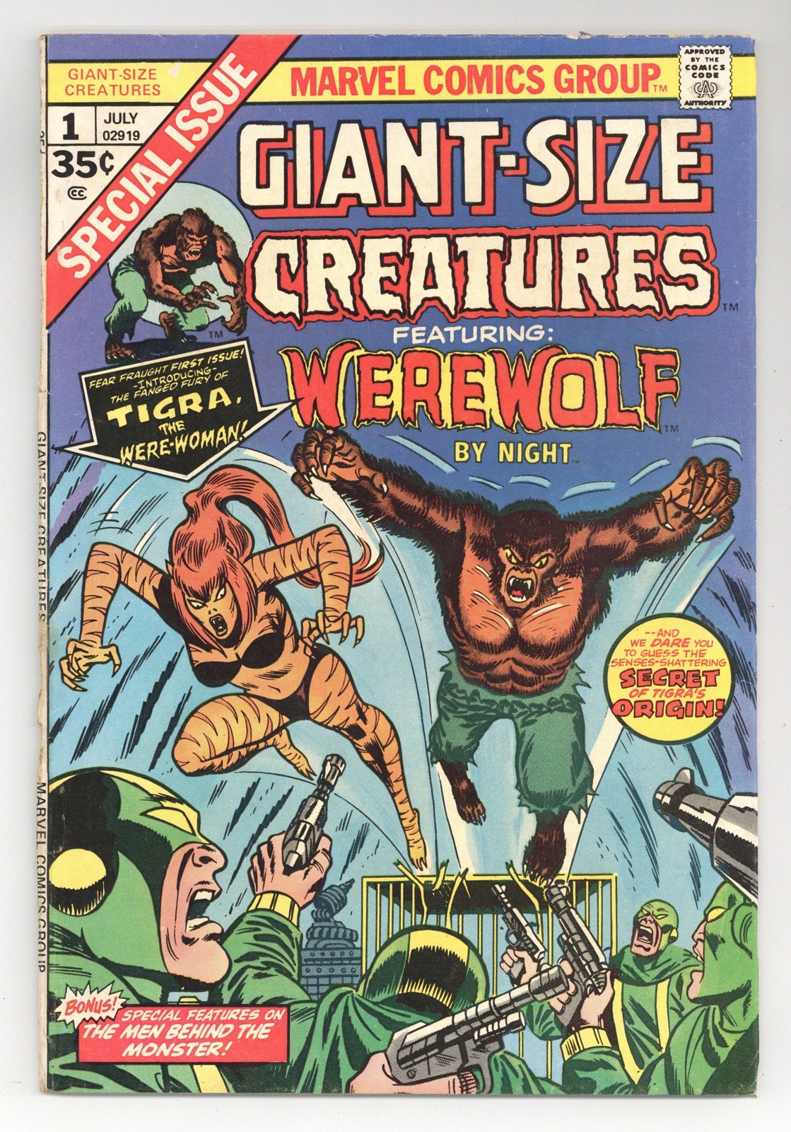 Giant Size Creatures #1 GD/VG 3.0 1974
