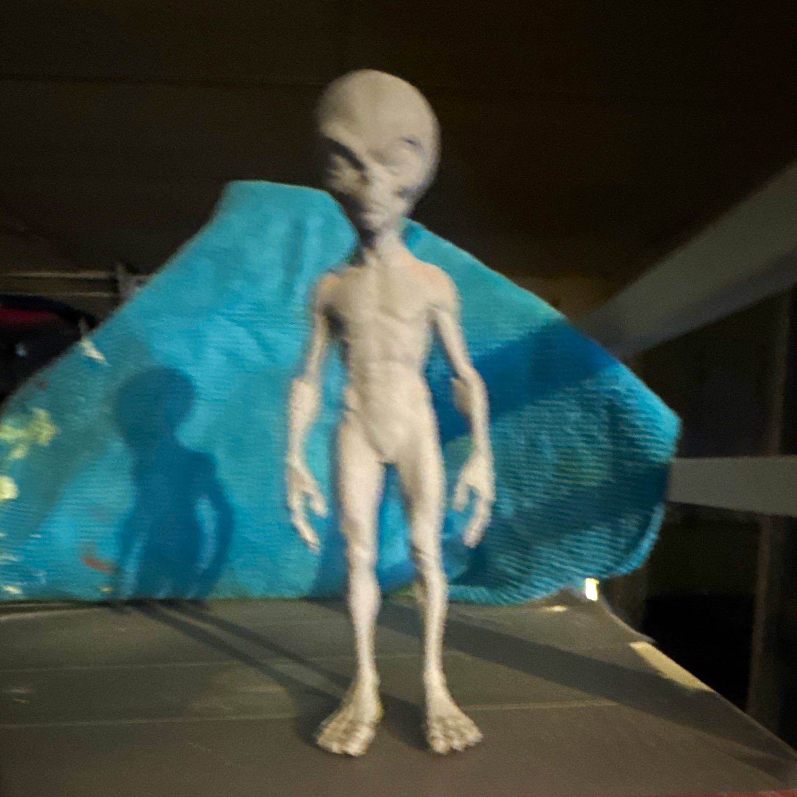 5” Gray Alien UFO Figurine Model Figure Science Fiction & Horror