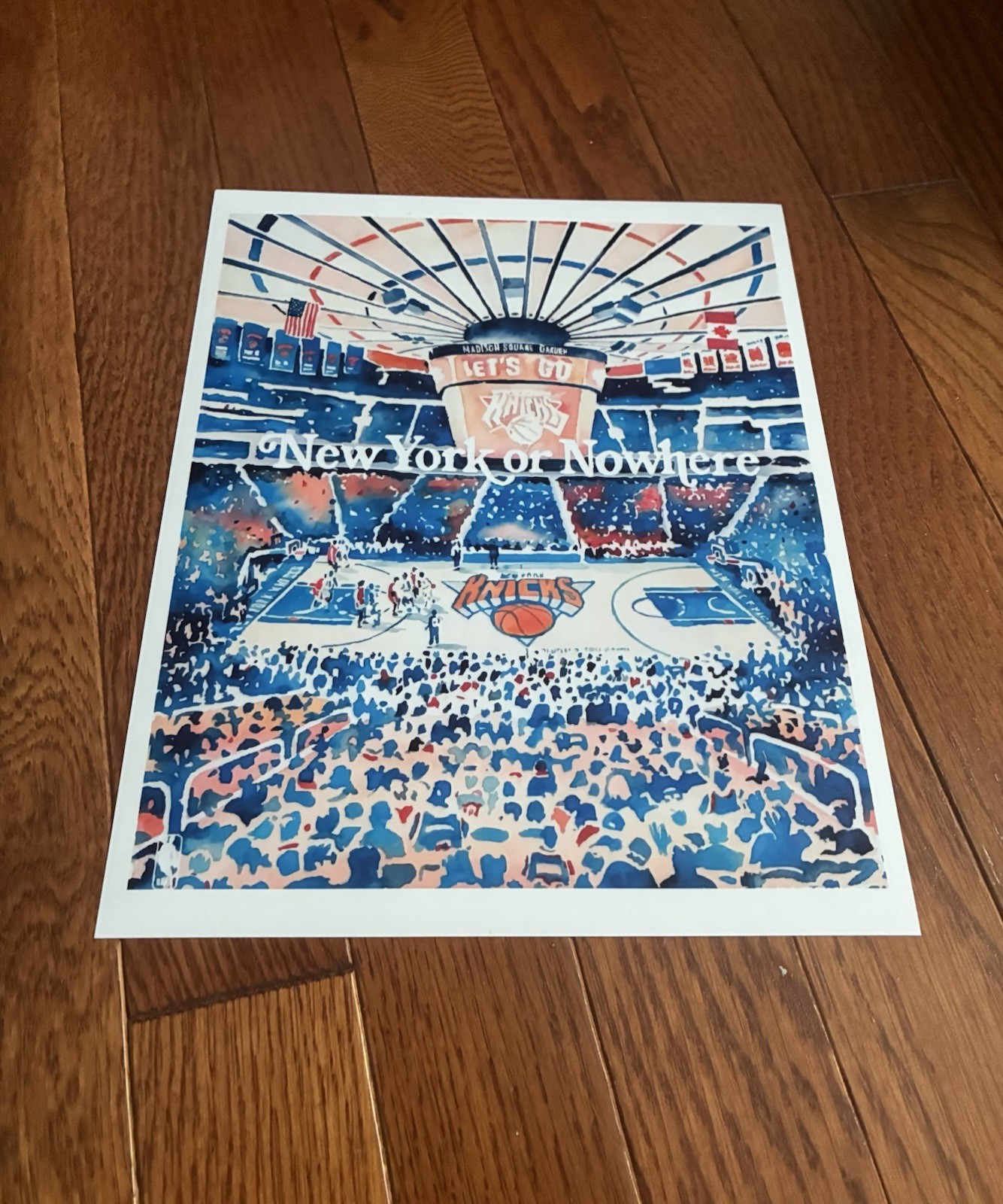 NEW YORK KNICKS Art Print Photo 13” x 19\