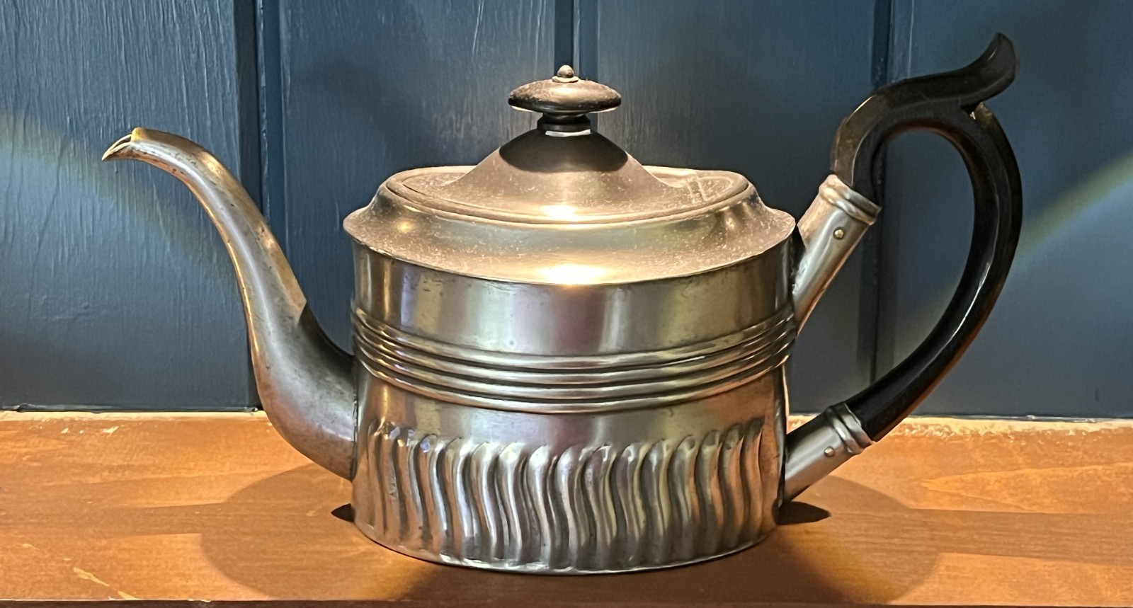 Federal Regency Period Britannia Metal Teapot c. 1800 RARE