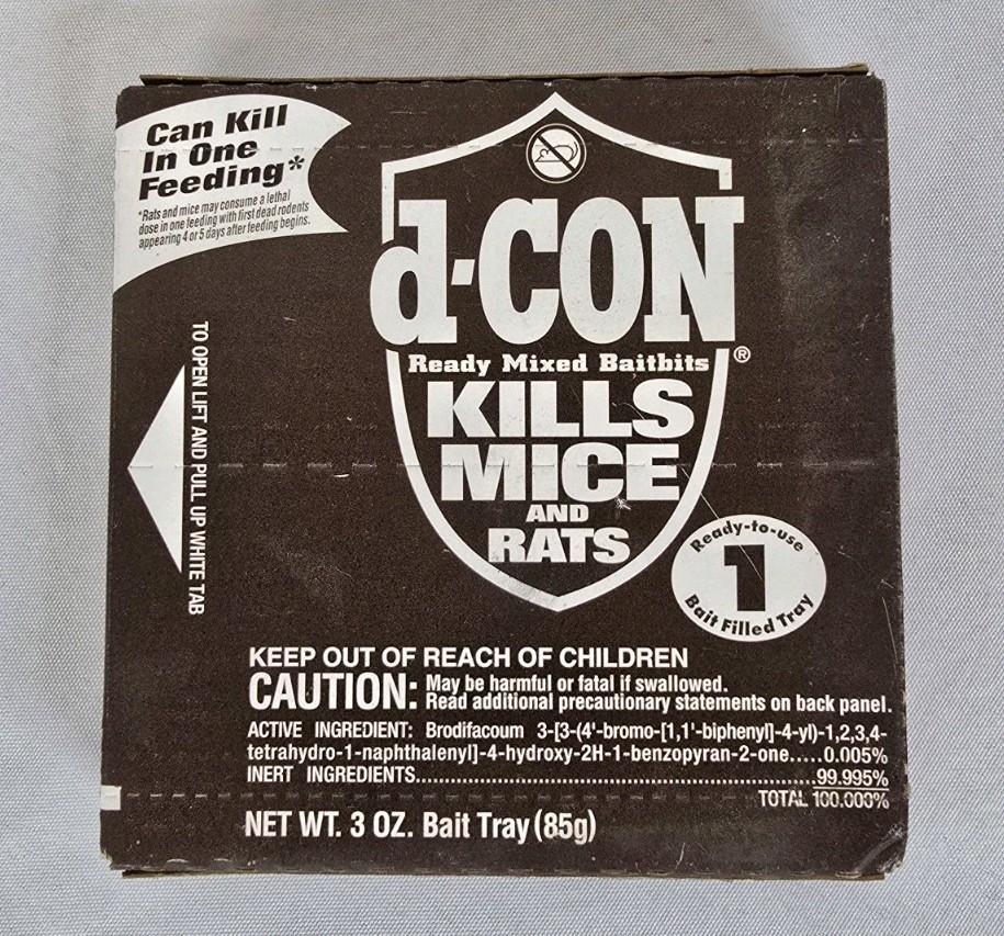 Brand New D-Con dCon 1 Bait Filled Traps RARE HTF