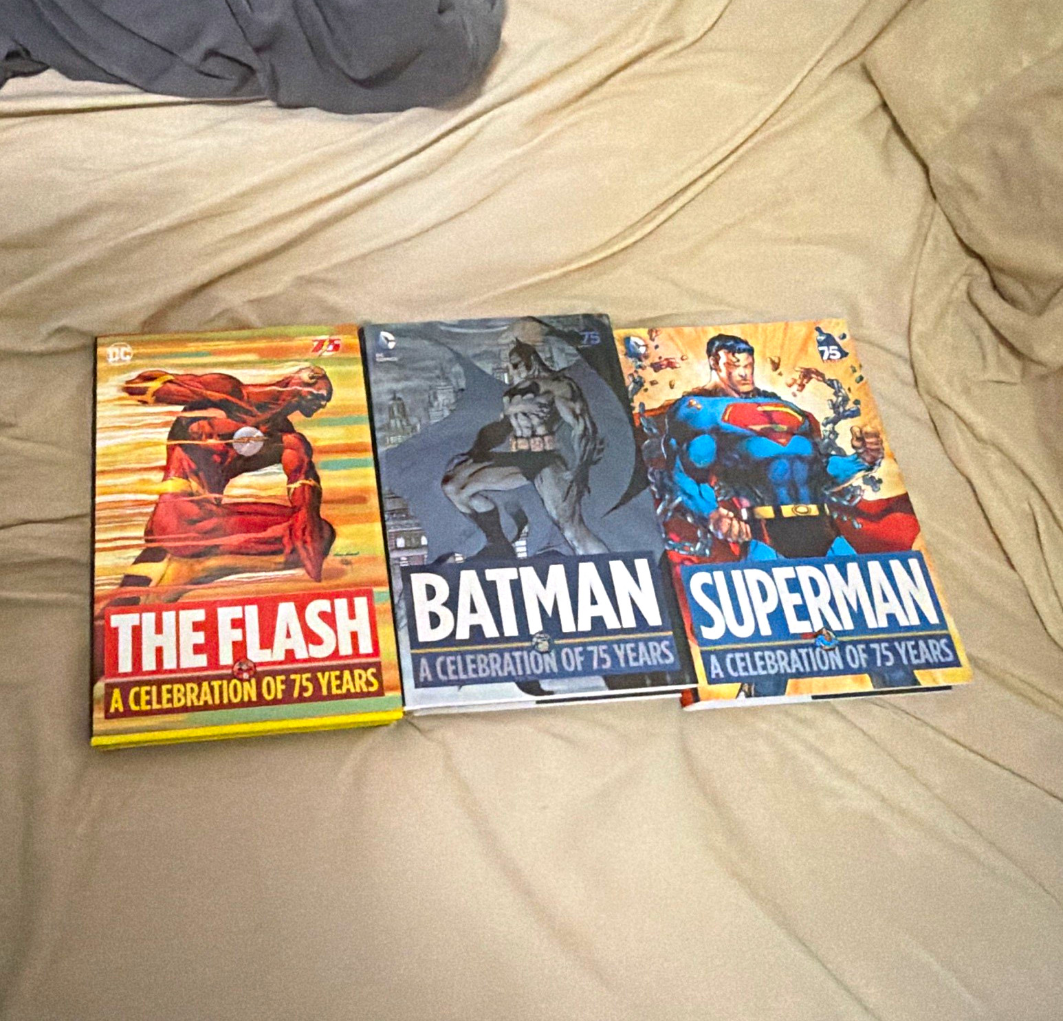 DC Comics A Celebration of 75 Years Hardcover Lot Batman Superman The Flash