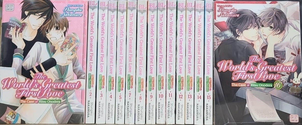 The World's Greatest First Love Vol 1-18 Yaoi Manga Lot In English Sealed BL 