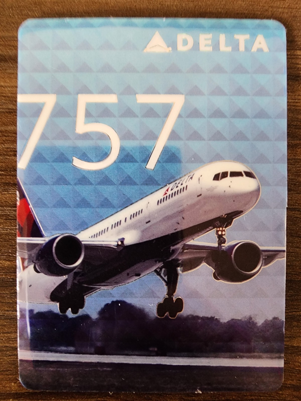 2016 Delta Air Lines Aircraft Trading Card #43 Boeing 757 EXCELLENT CONDITION