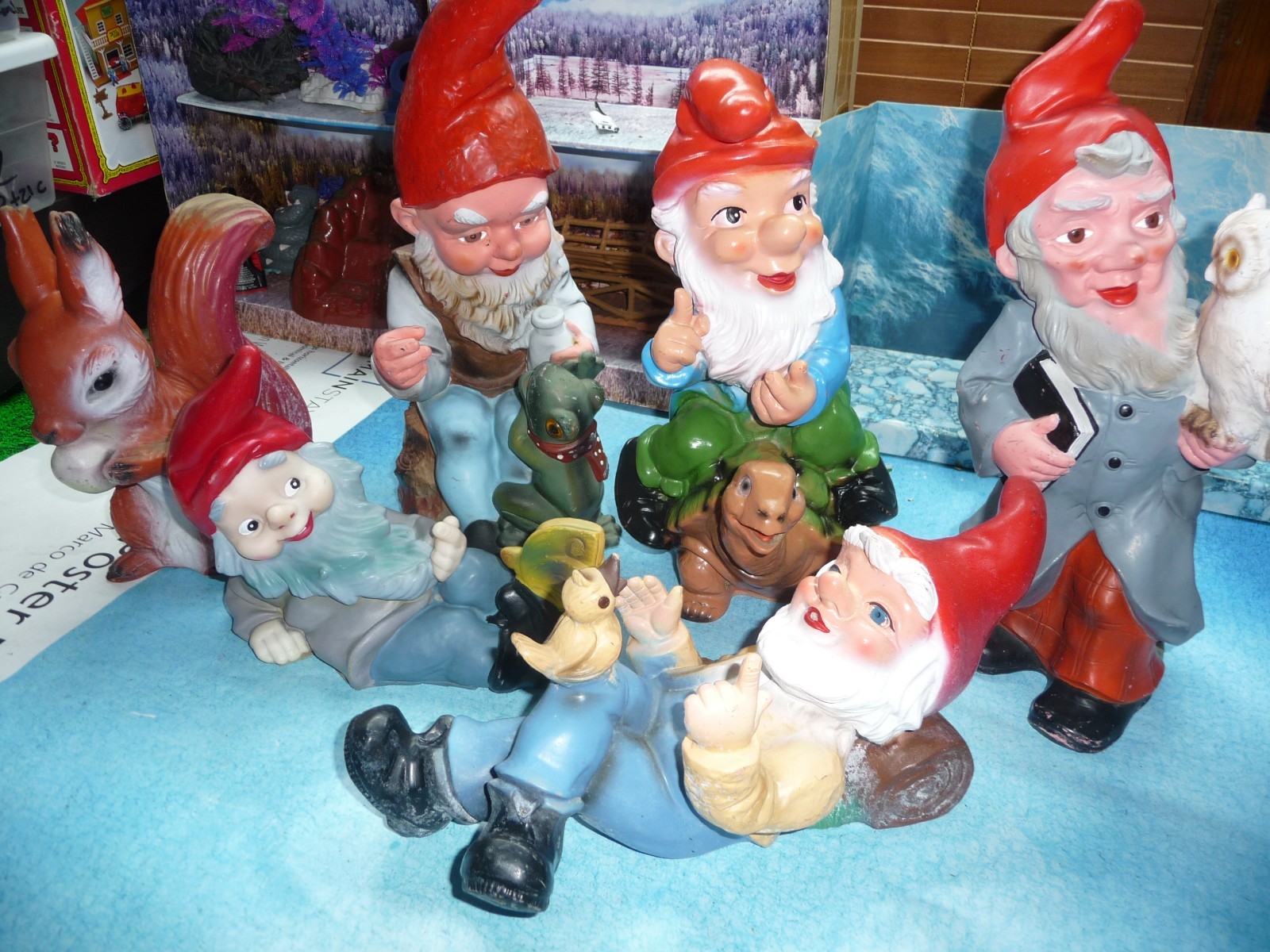 Gnome Vintage Heissner W Germany Garden Watering Plastic DEAL LARGE LOT
