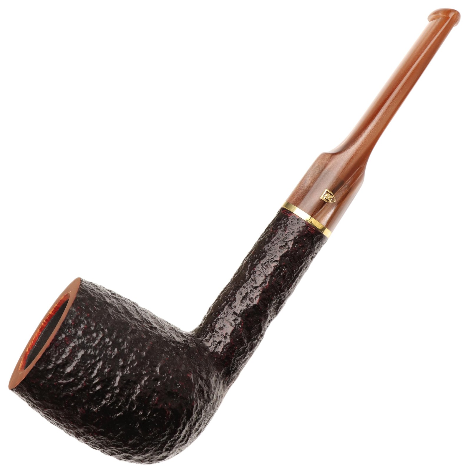 Savinelli Pipes Roma Lucite Collection  Classic Briar Wood Pipe, 114 KS