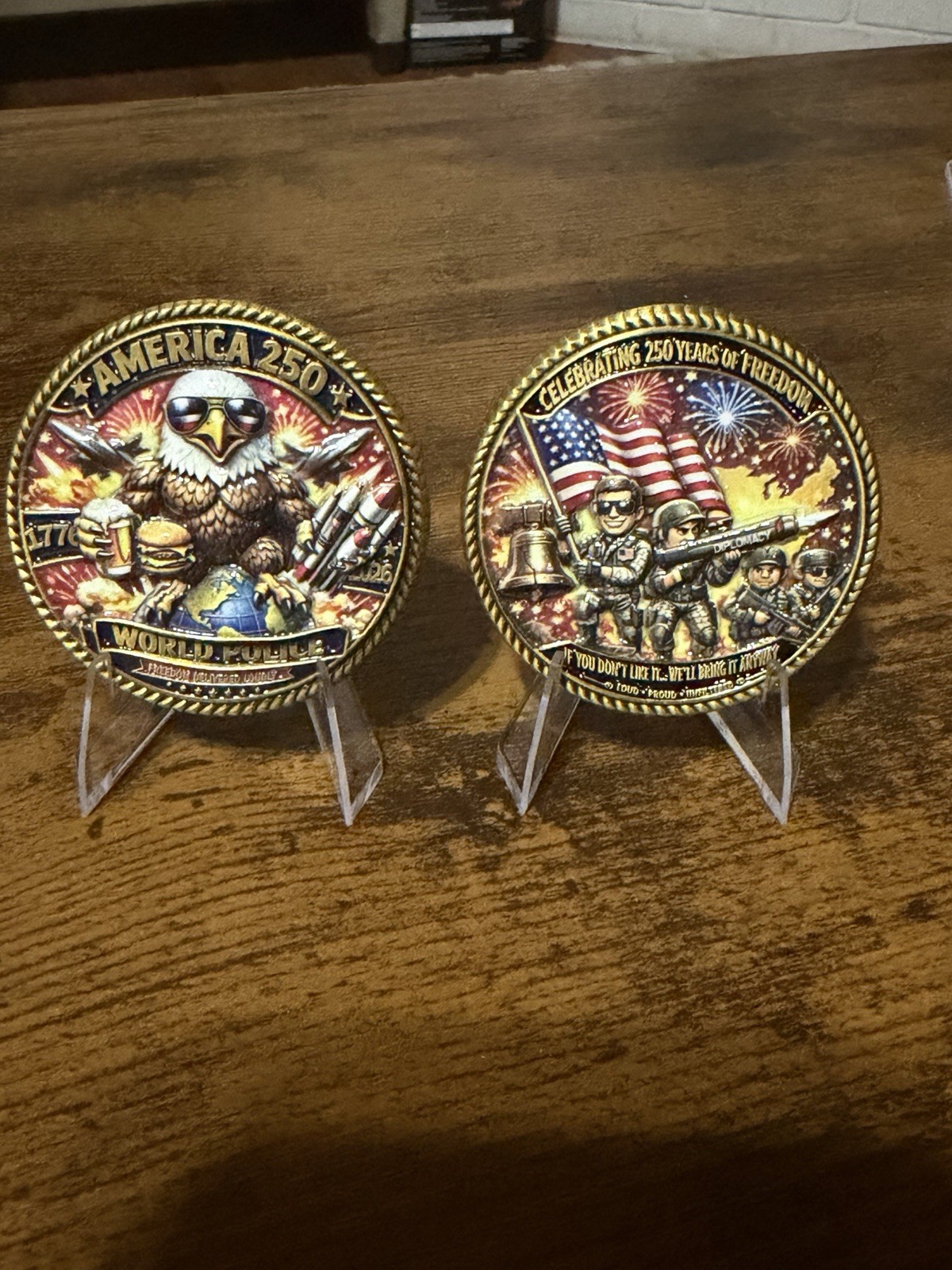 Team America World Police America 250th Anniversary Coin