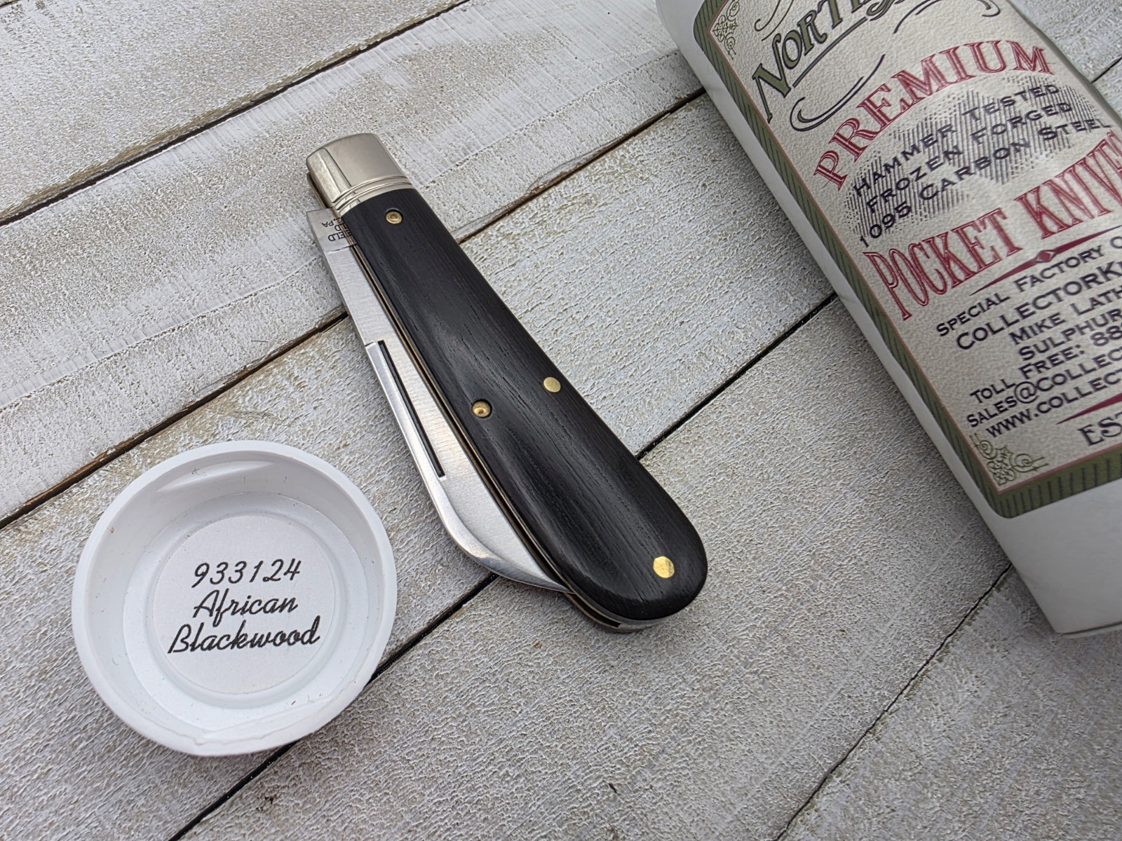 GEC Great Eastern Cutlery #933124 African Blackwood SFO CK Special Factory Order