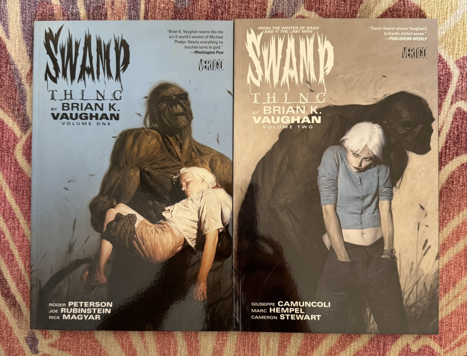 Swamp Thing by Brian k. Vaughan Tpb 1, 2 OOP hard to find 