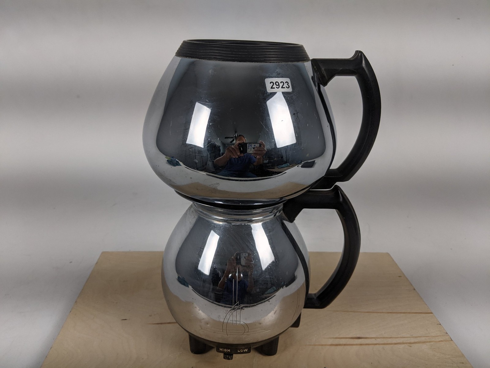 Sunbeam CoffeeMaster C30A Vintage Chrome Electric Coffee Percolator For Parts