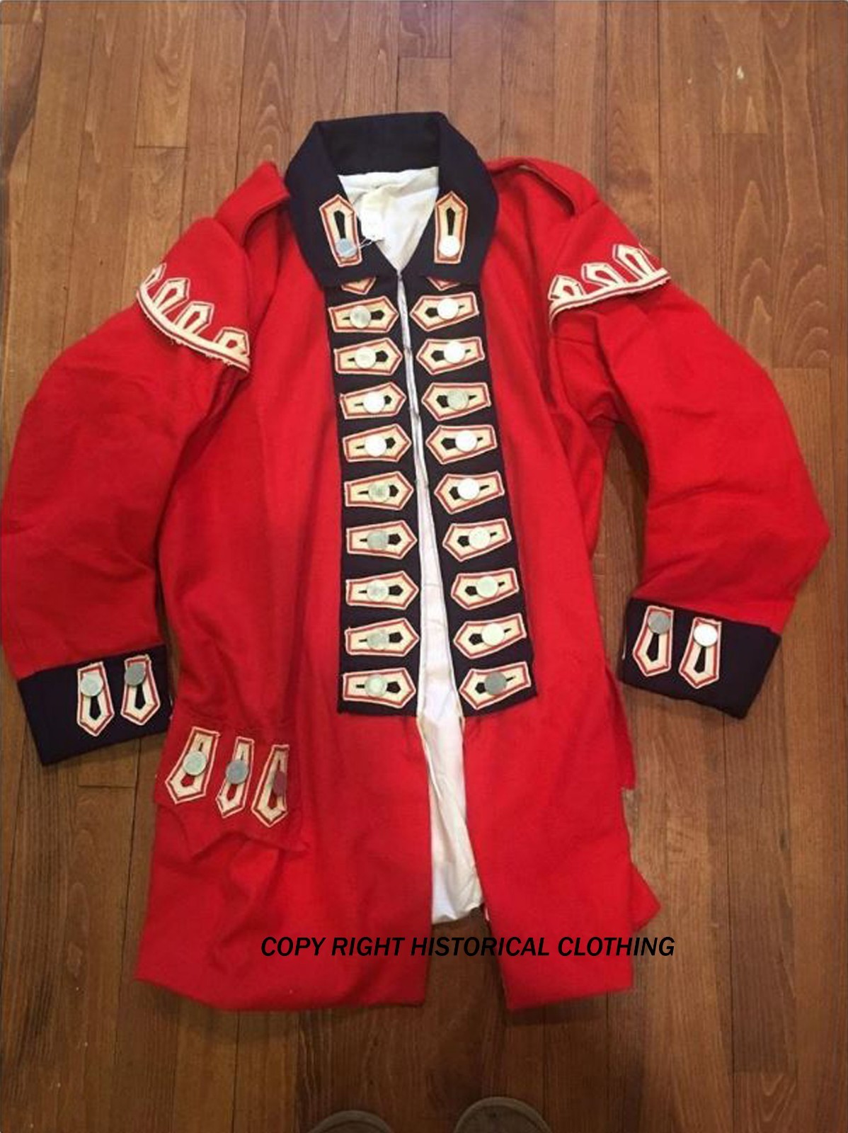 42ND Revolutionary War British Madder Red Regimental Coat