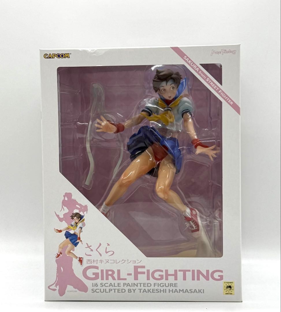 Max Factory Kinu Nishimura 1/6 Scale Street Fighter Sakura Figure Unopened