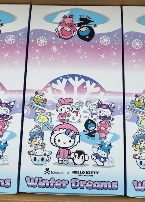 tokidoki x Hello Kitty & Friends Winter Dreams Series -  Case of 8 Blind Box