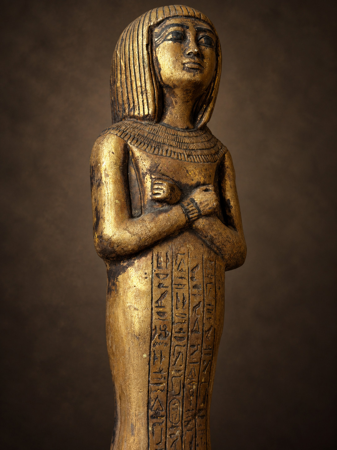 Rare King Tutankhamun Ushabti Statue Egyptian Antiques Large Egypt Stone 20.inch