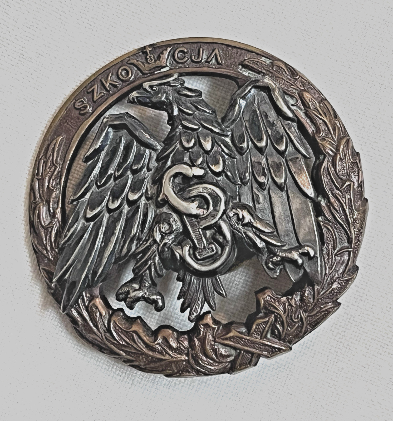 WWII Polish Officer Cadet School Commemorative Badge infantry- motorized Calvary