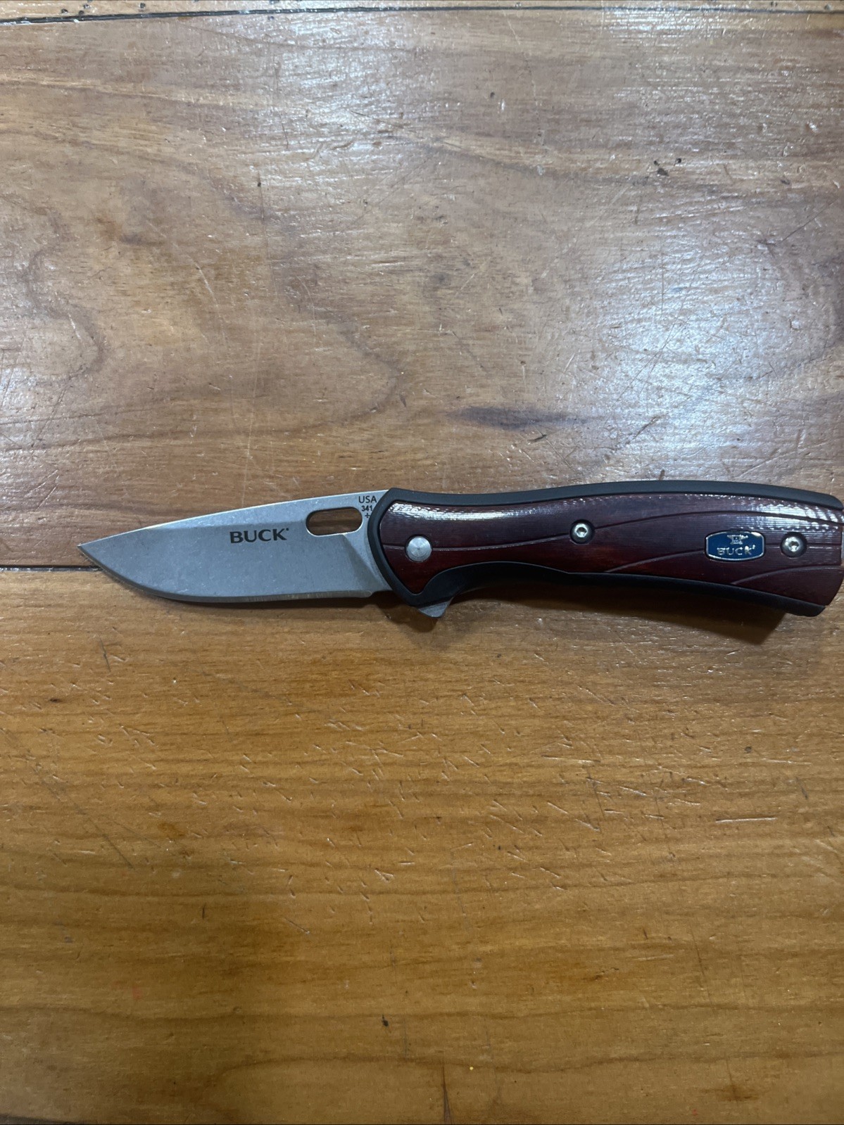 Buck 341 Vantage Avid Small Liner Lock Folding Pocket Knife USA - (242) NIB