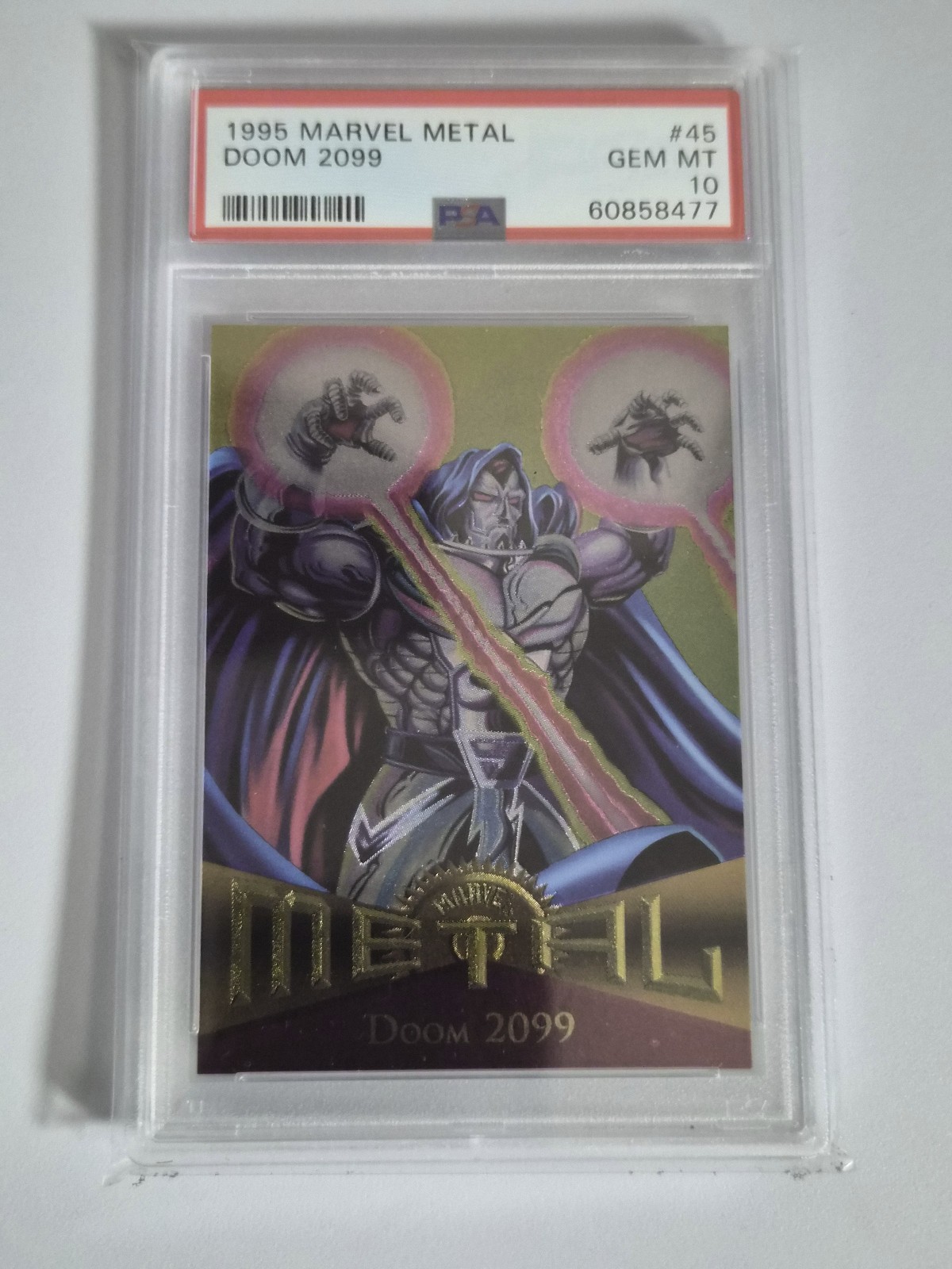 1995 Marvel Metal Doom 2099 PSA 10