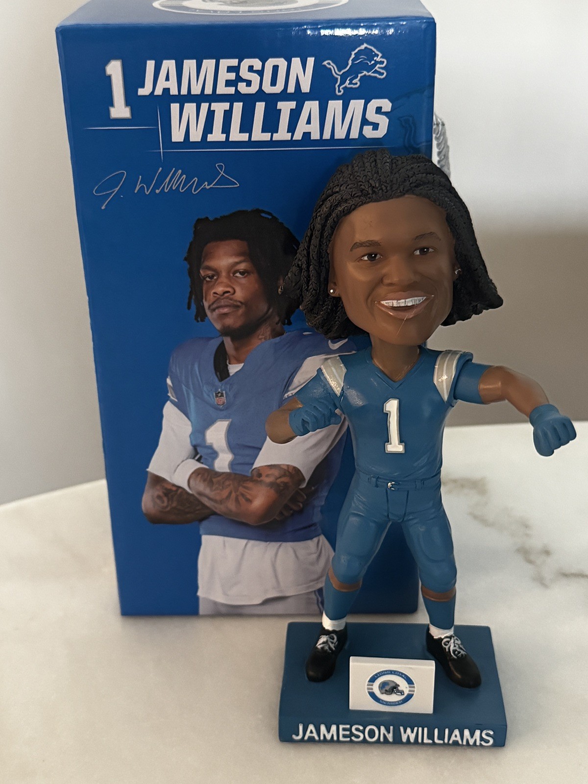 Jameson Williams Bobblehead Detroit Lions LLM Exclusive 🔥