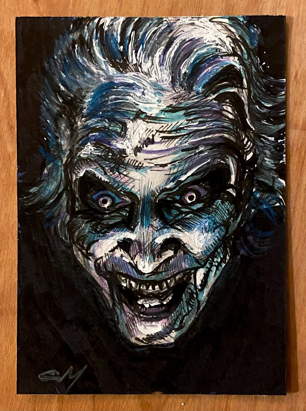 Mary Shaw Dead Silence PSC 1/1 Horror Hand Drawn Sketch Card by CJ Morris ACEO