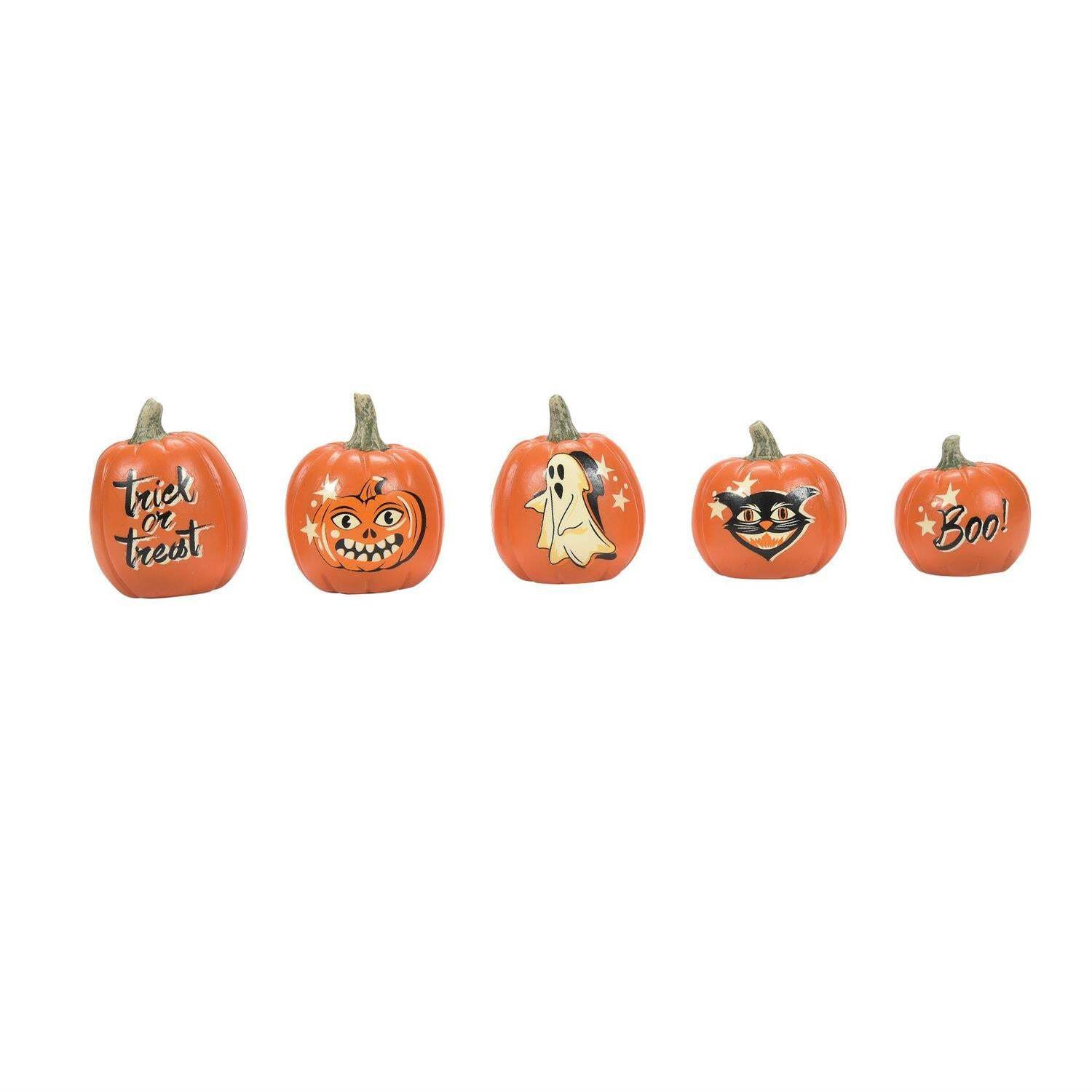 Department 56 Vintage Pumpkins St/5 6012280 Dept 2023 Halloween Snow Village