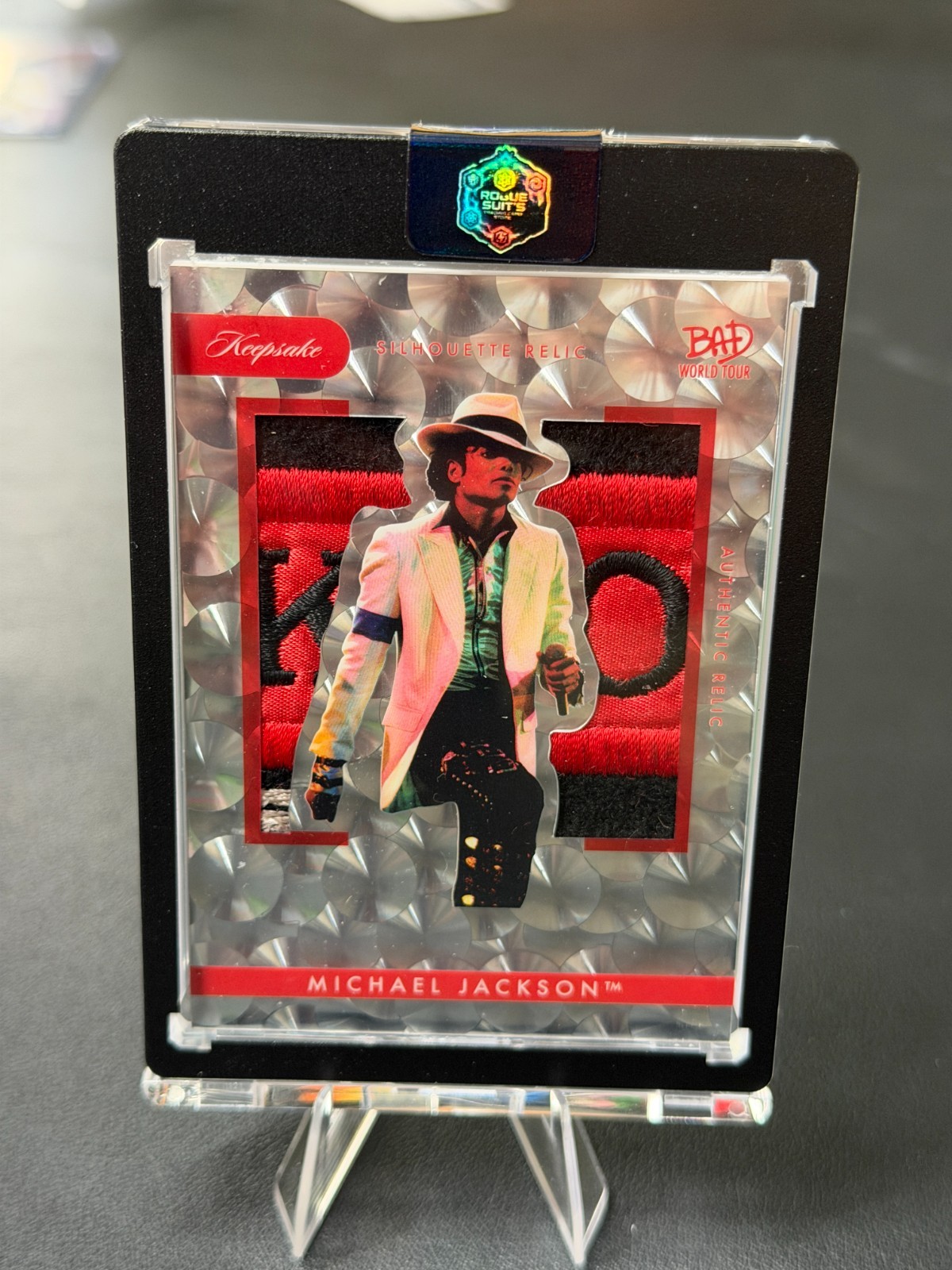 Michael Jackson Bad (World Tour) Jacket 1/1 Silhouette Authentic Relic | SET HIT