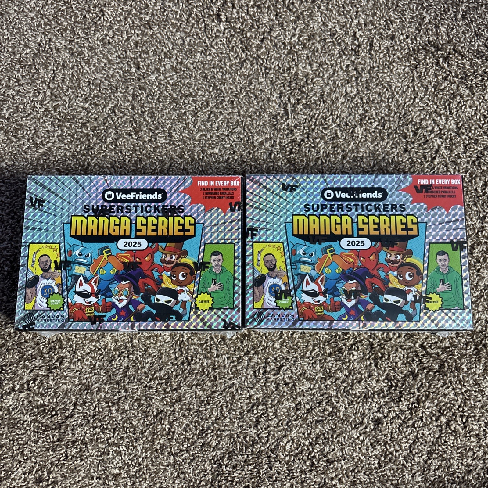 VeeFriends Superstickers Manga Series 2025 Trading Card Packs - 2 Boxes FREESHIP
