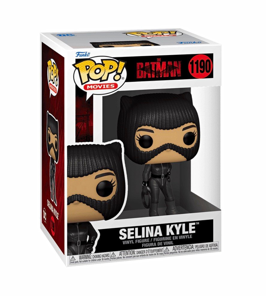 (VAULTED VERSION) Funko Pop The Batman Selina Kyle Black Vinyl Figure #1190