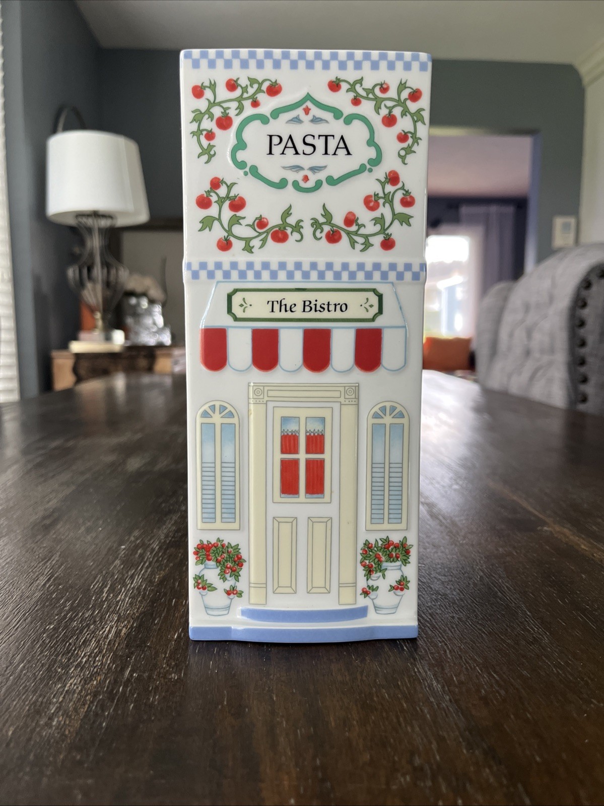 Vintage Lenox Pasta Canister W/out Lid -1992