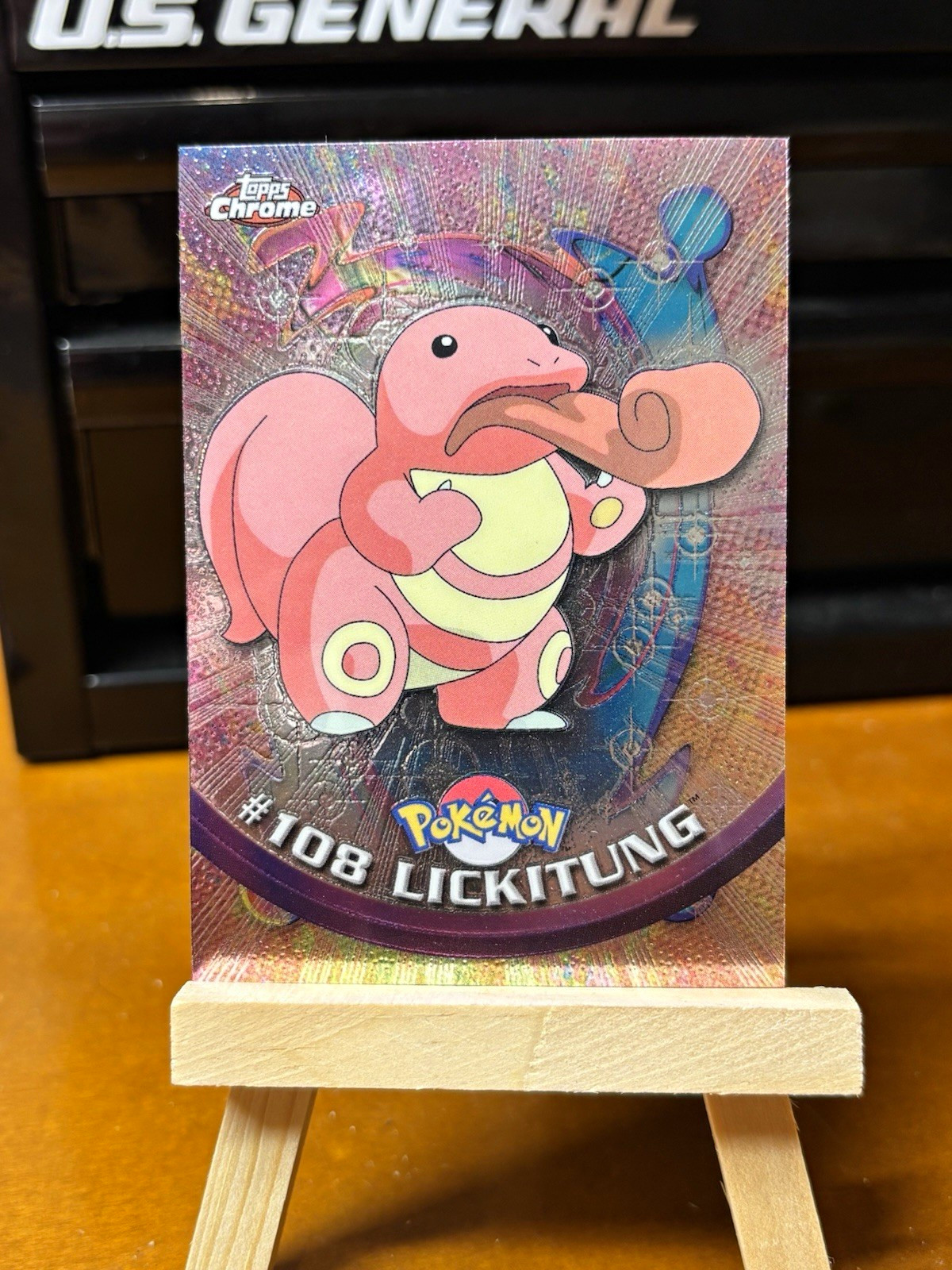 1999 Topps Chrome Pokemon TV Animation Edition Hologram #108 Lickitung