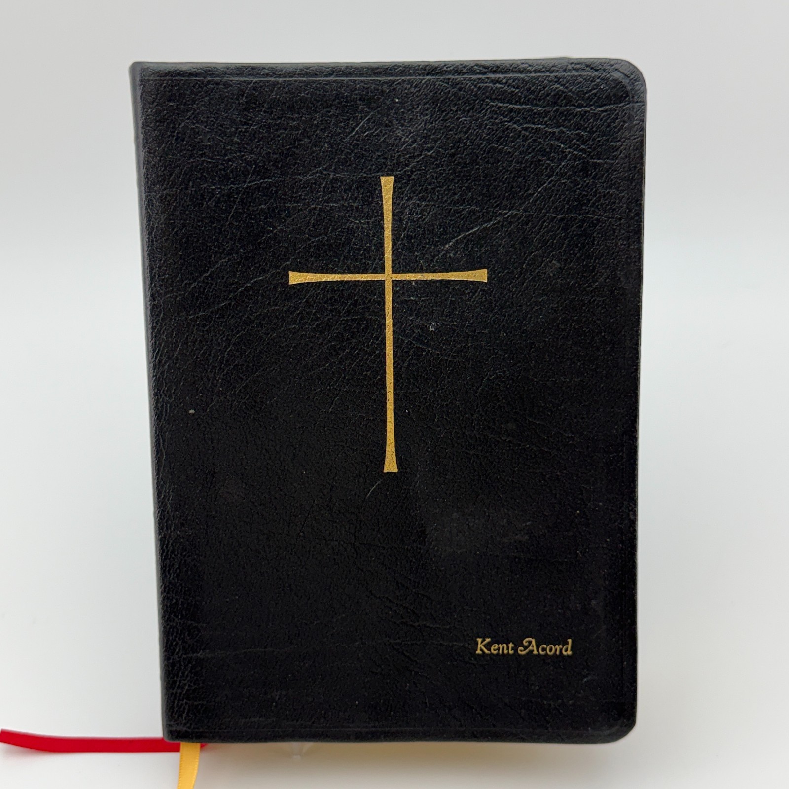 CHURCH Prayer Book and Hymnal 1982 Episcopal Black Leather Gold Gilt 1986
