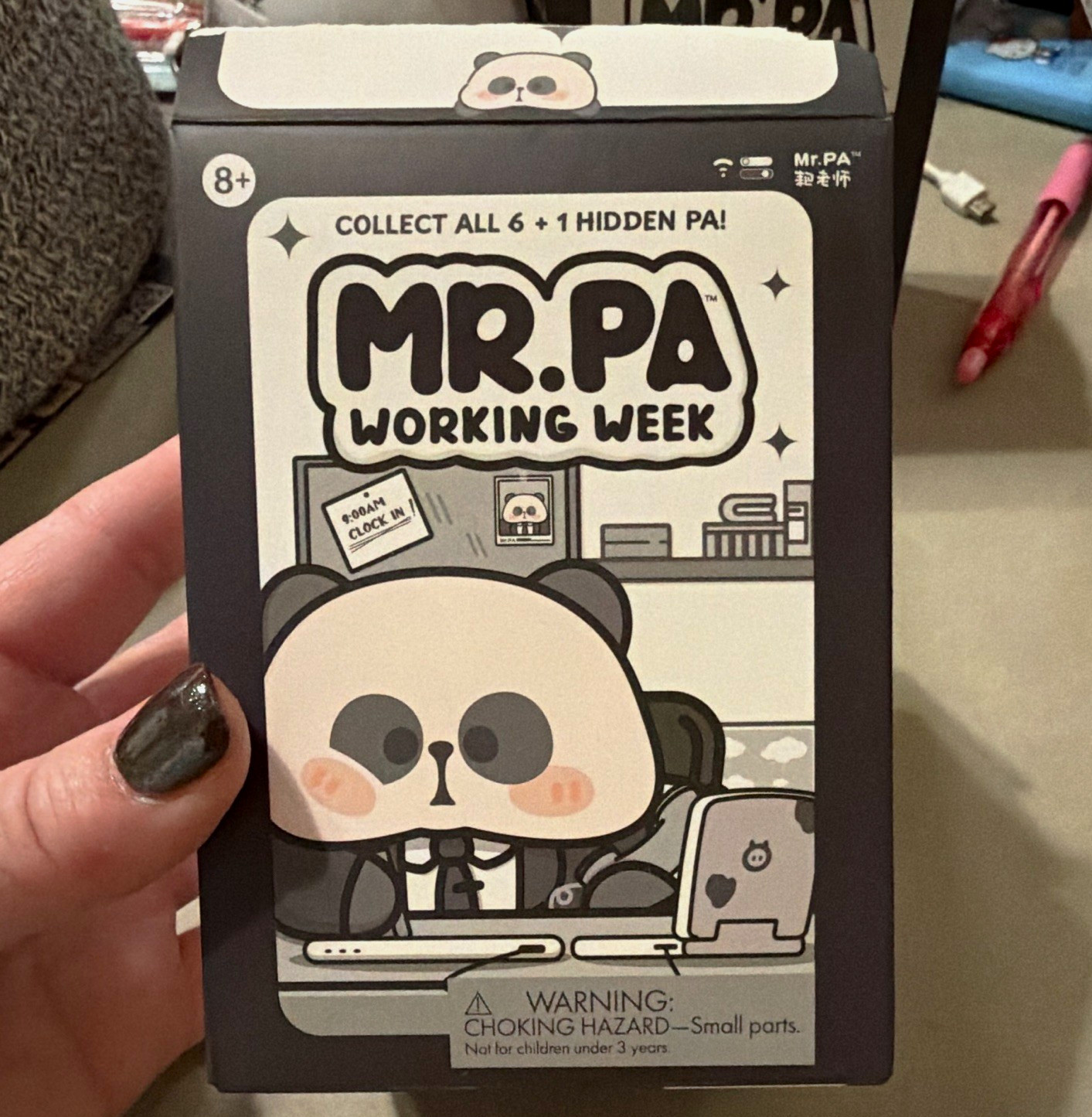Mr. Pa Working Week Mr. Pa Blind Box Figurine Plastic Collectible 8+