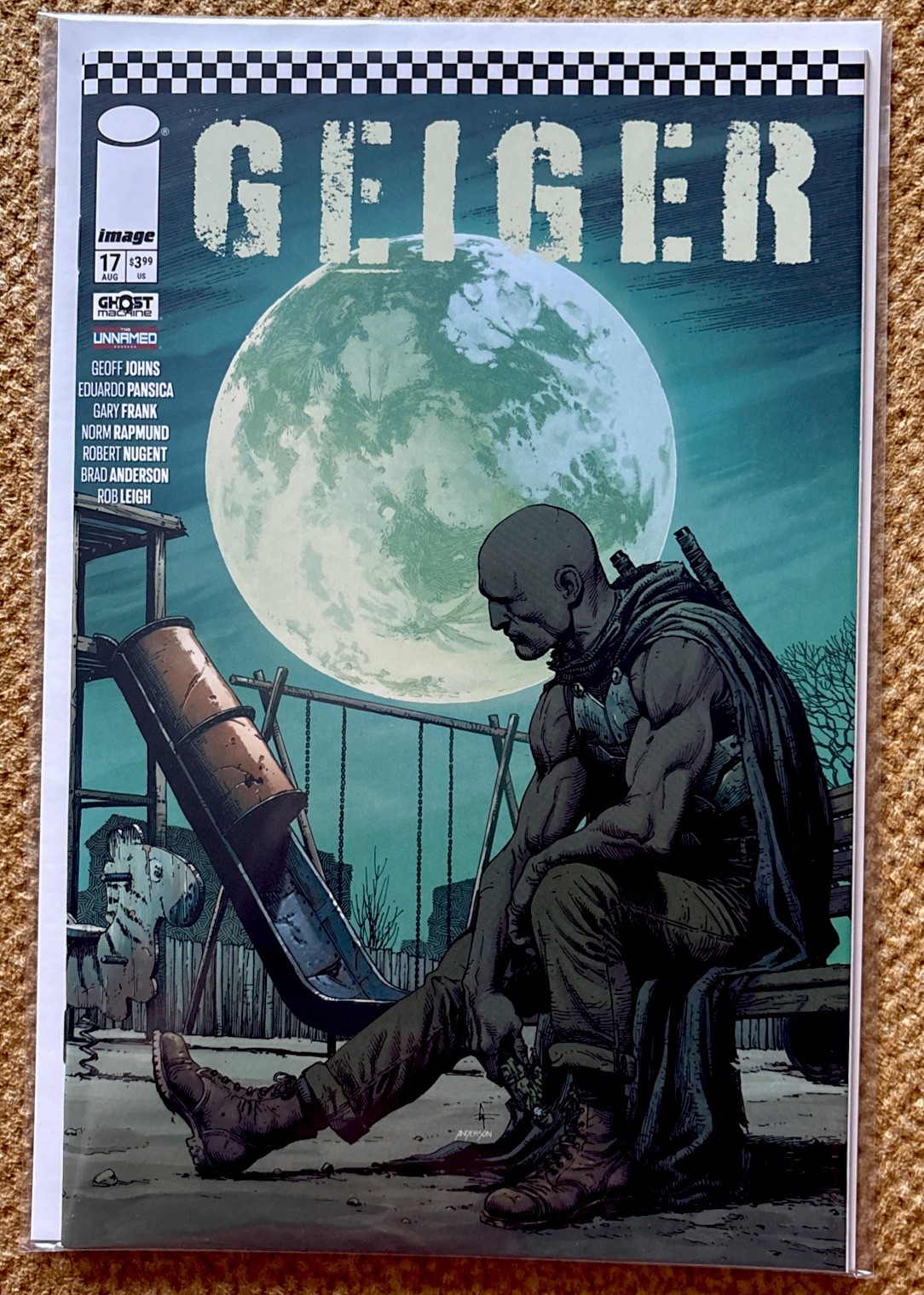 Geiger Vol 2 #17 Cover A Gary Frank  Cover GHOST MACHINE 2025