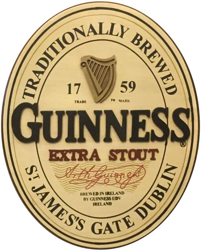 Guinness Extra Stout Beer Since 1759 NEW Sign: 28
