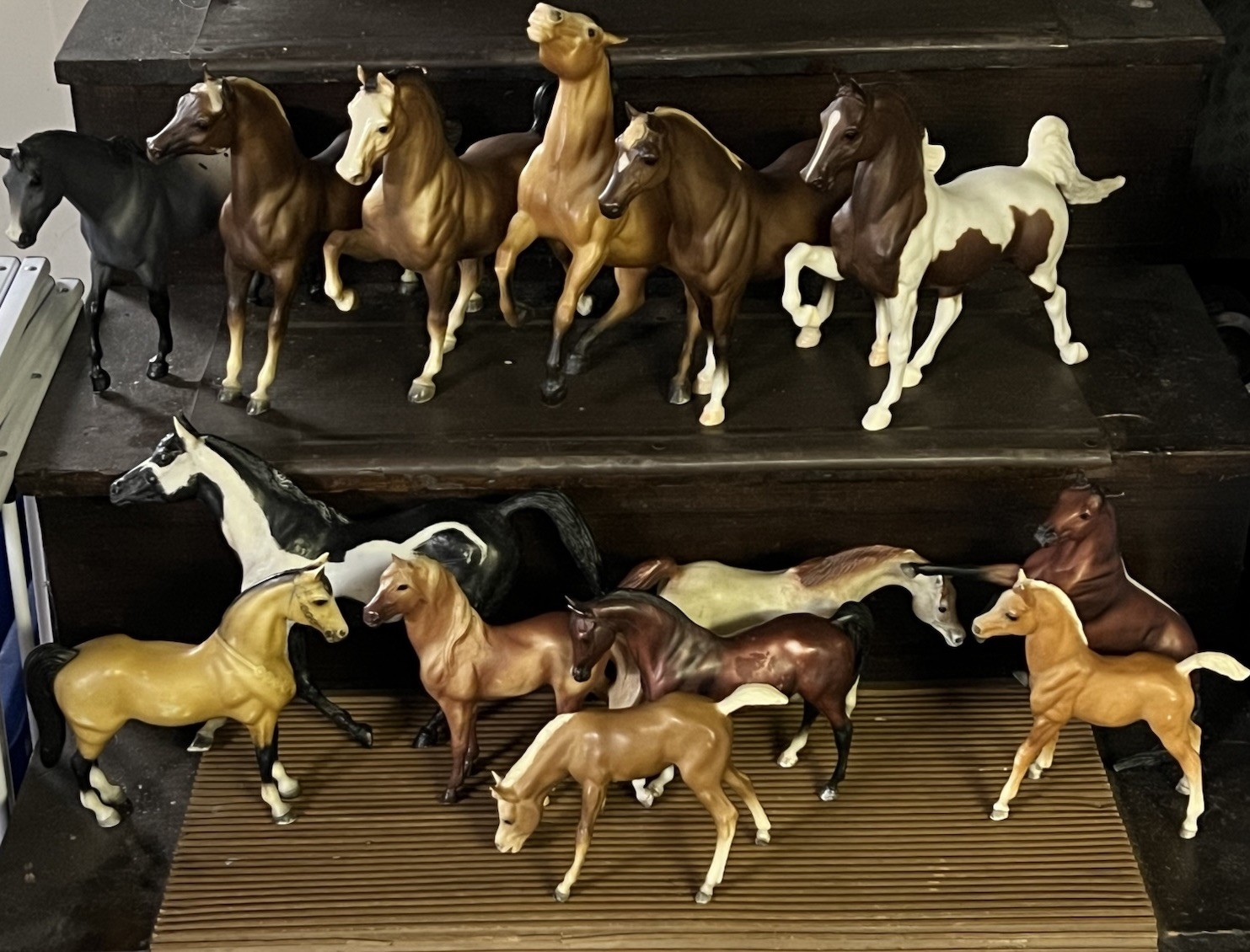 Lot of 14 Vintage Breyer Model Traditional Horses from the 1990's 80’s 70’s