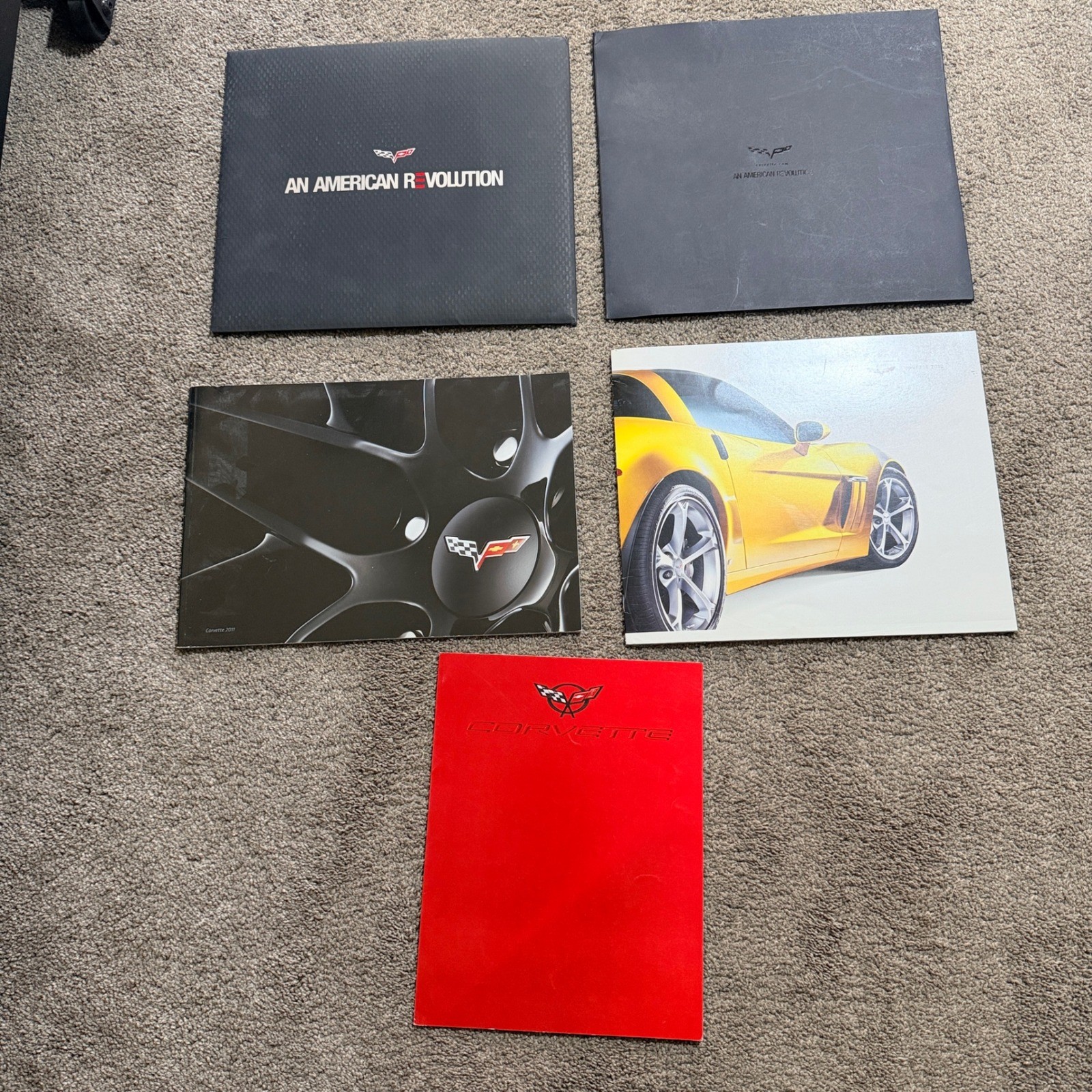 Chevrolet Corvette Brochure Lot 2005-2011 C5 C6 Media Kits 5pc Collection