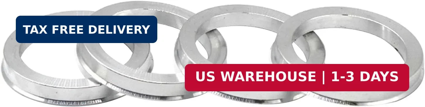 4pc Wheel Hub Centric Rings 66.6 to 57.1, Alloy Aluminum Hubcentric Rings | Perf