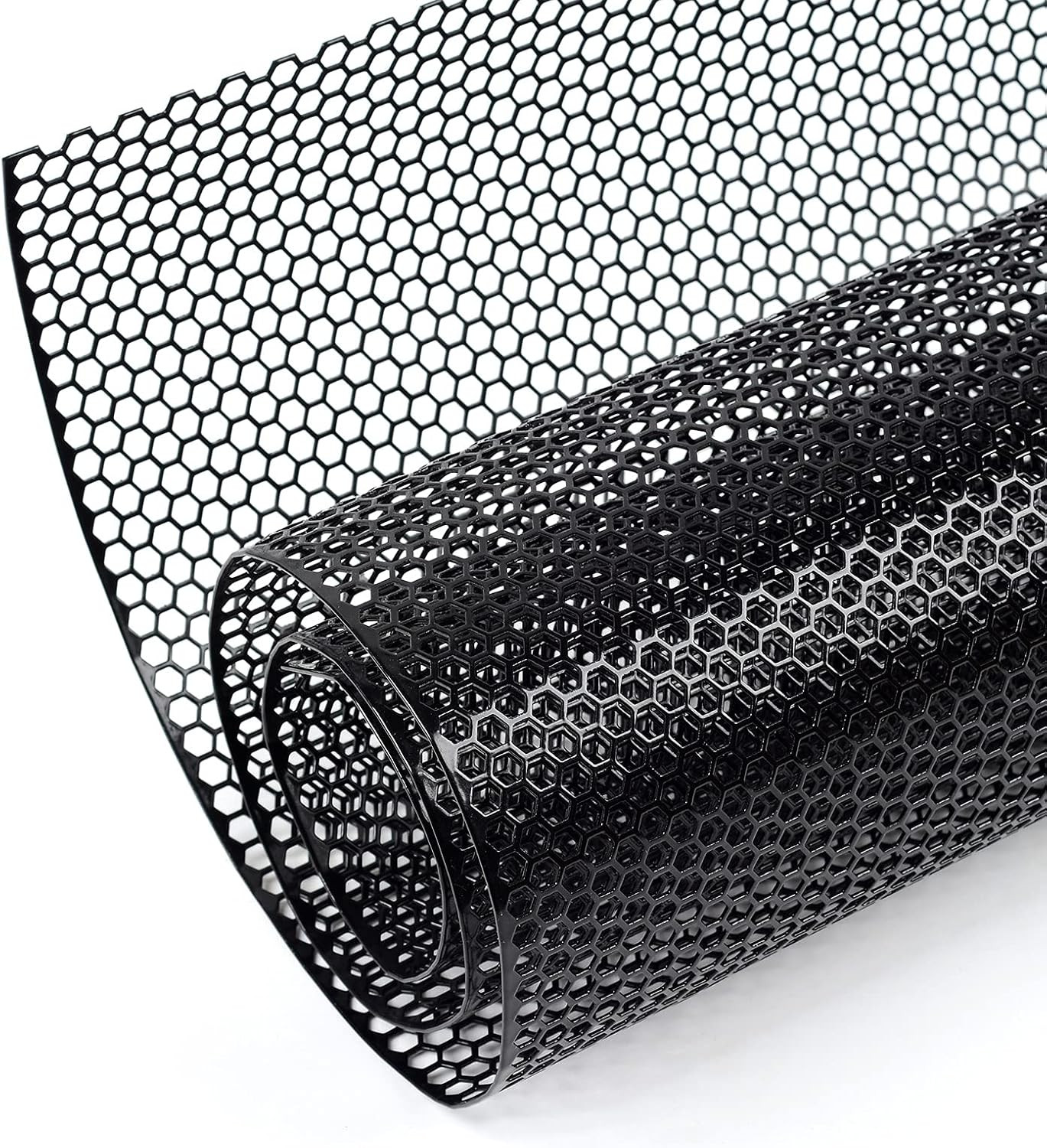 47X16 Inches Car Pickup Truck Grill Mesh 6Mm Honeycomb Hole Black