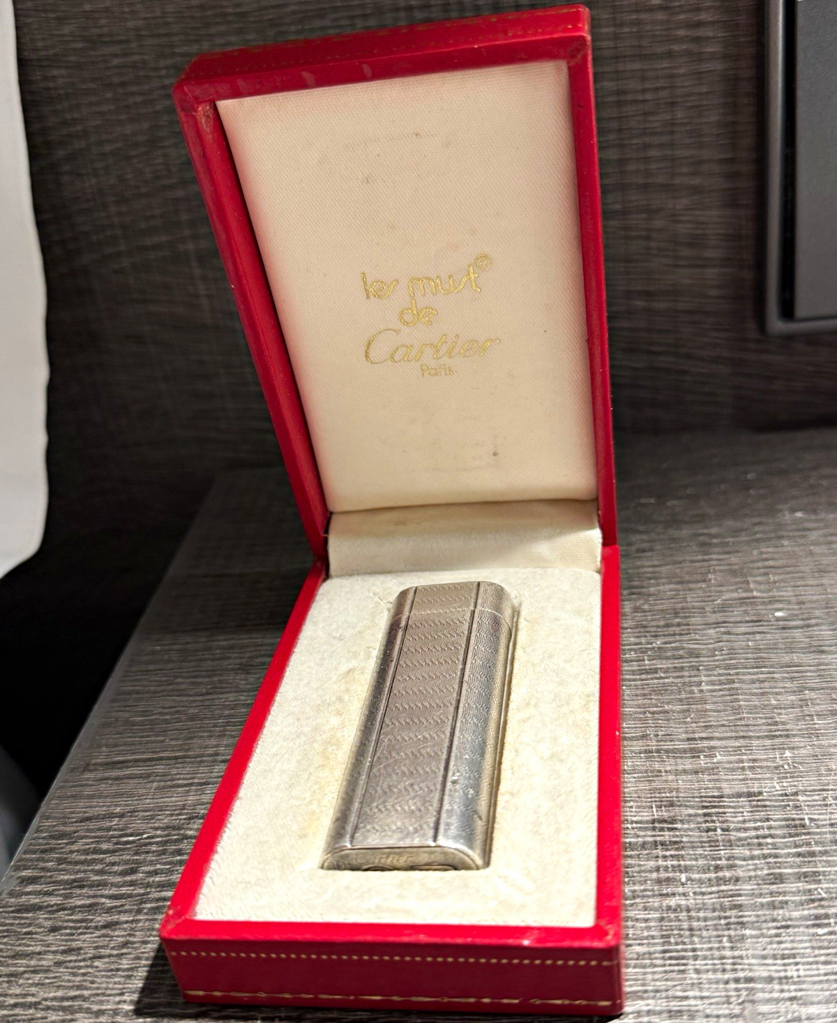 Cartier vintage lighter in box