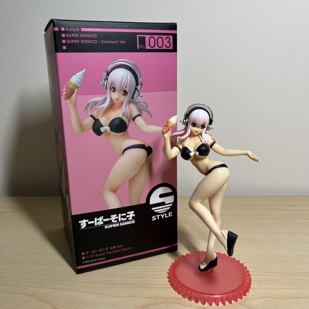 [USED] FREEing S-Style Nitro Super Sonic Super Sonico Swimsuit ver. 1/12 Figure