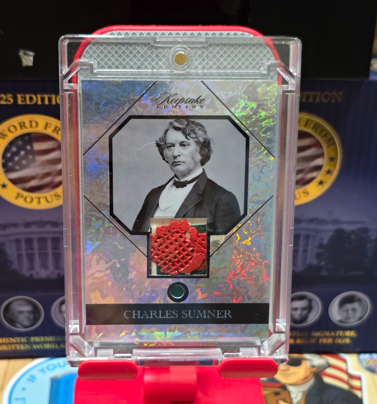 Super Products Inc. 2023 Keepsake Edition Relic Insert #76 Charles Sumner 1/1