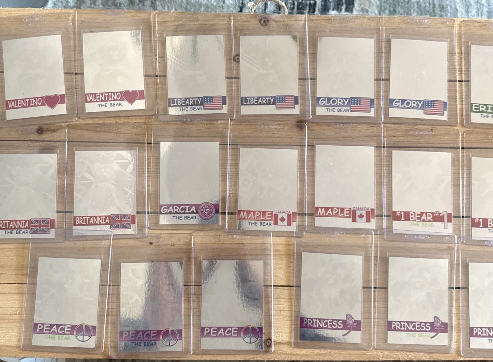Beanie Babies Hologram Trading Card Lot Of 20 Numbered Cards Series 1 Rare Foil