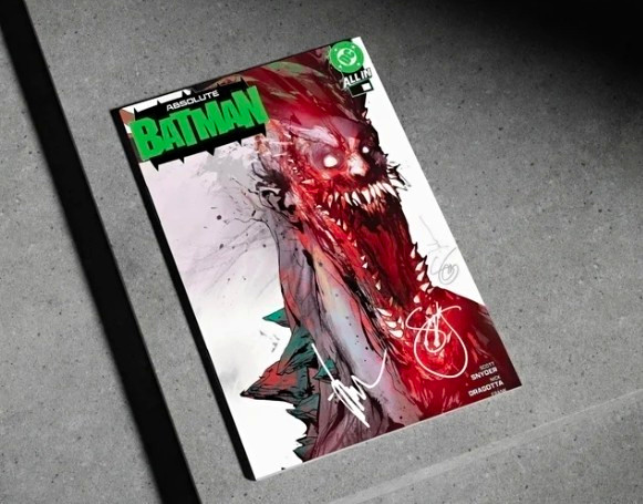 PRESALE Absolute Batman 25. Trade signed by Scott Snyder & Jock. 