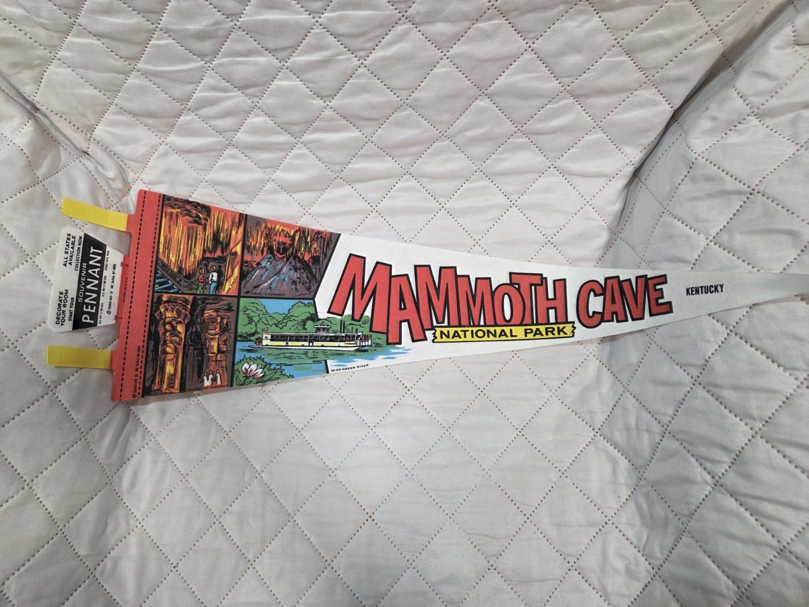 Mammoth Cave National Park Kentucky Souvenir Pennant Made in USA