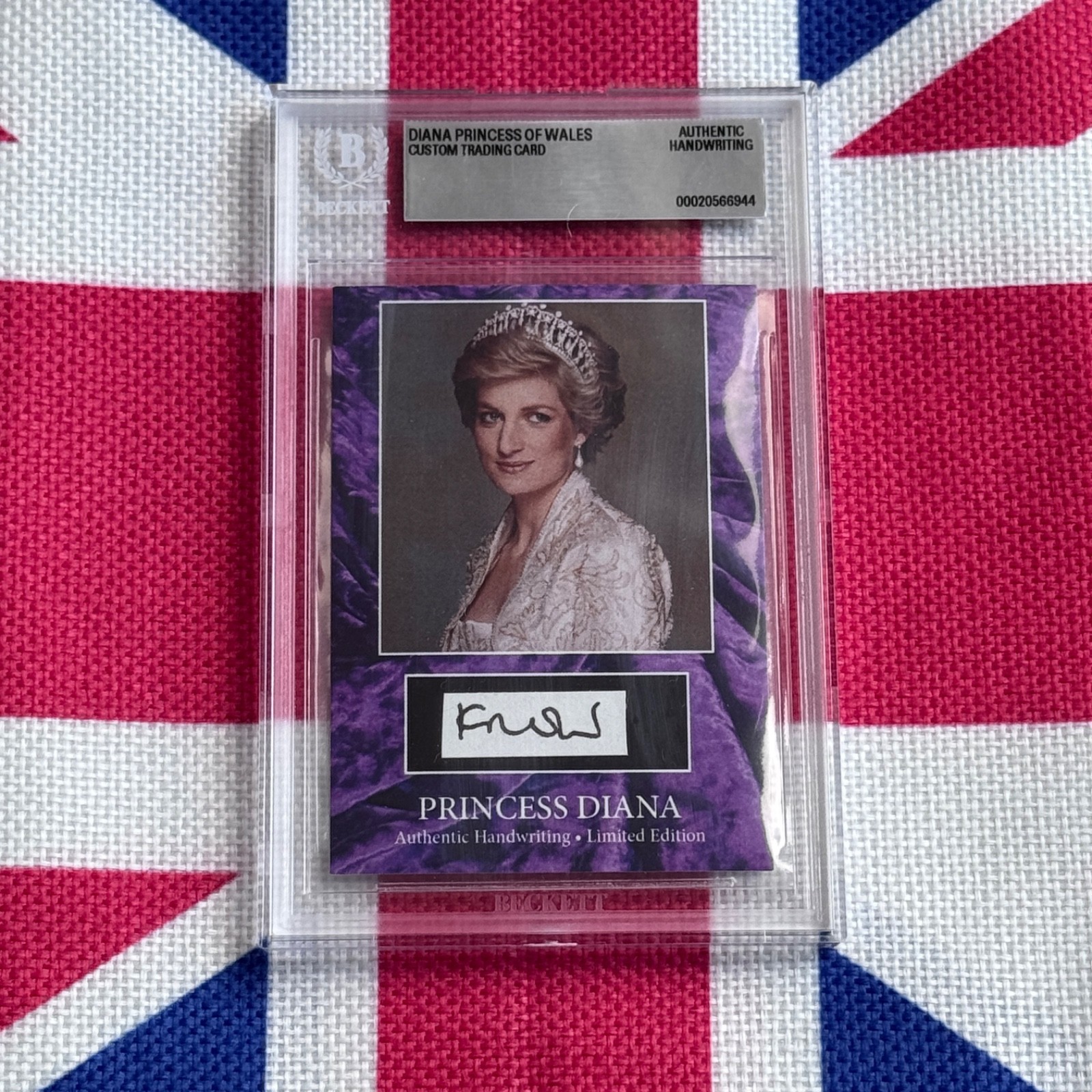 Princess Diana Handwritten Word Cut From a Beckett Autograph Letter Signed